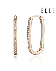 14K 라운드 엣지 귀걸이 (gold pin) ELGPEE321