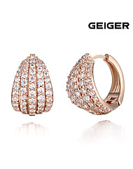 18K 화사 볼드 큐빅 귀걸이 (gold pin) GI8KPEE043