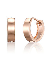 14K GF 심플 라운드 원터치 귀걸이 GIGFEE004