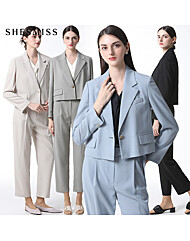 [쉬즈미스(SHESMISS)] 싱글 원버튼 숏 자켓