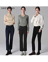 [쉬즈미스(SHESMISS)] 슬림핏 컷팅 약기모 데님 팬츠 (택가격:158000원)