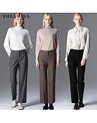 [쉬즈미스(SHESMISS)] 울 슬림 스트레이트 팬츠 (택가격: 178000원)