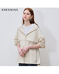 [쉬즈미스(SHESMISS)] 고품격썸머 플랩 스트링 후드 점퍼 (택가격: 358000원)