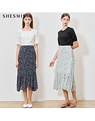[쉬즈미스(SHESMISS)] 앨리스 페이즐리 프린팅 스커트 (택가격: 218000원)