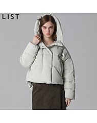 [리스트(LIST)] 스트링 후드 패딩 점퍼 (택가격:598000원)
