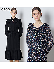 [오조크(OZOC)] 러블리 데이지 프릴 원피스 (택가격: 89900원)