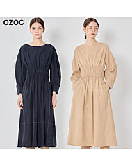 [오조크(OZOC)] 스모킹 스티치 원피스 (택가격: 162000원)