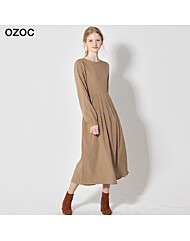 [오조크(OZOC)] 라운드 심플 원피스 (택가격: 99000원)