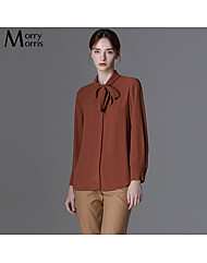 [모리모리스] 줄리아 페미닌 타이넥 블라우스