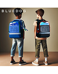 [블루독] 로고 블럭 책가방 (키링 포함)