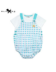 [블루독베이비] 체크 바디수트 SET