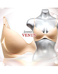 [비너스 자스민] 일체형 누디 노와이어 볼륨 몰드 브라 jbr2121