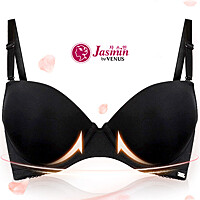[비너스 자스민] 블랙 심플 아웃밴딩 소프트 몰드 브라 jbr1229