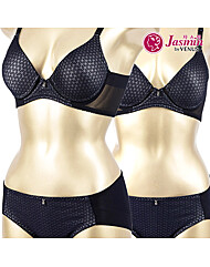 [비너스 자스민] 빅사이즈 무빙메쉬 몰드 브라팬티세트 jbp1255