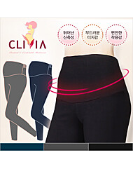 [크리비아] 마터니티 면스판 임산부 9부 레깅스 clg4930p
