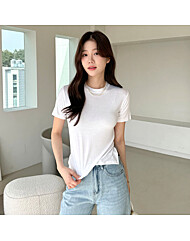 사이드슬릿 텐션 반팔티_M2504TS021B