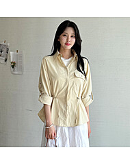 썸머 바람막이 롤업 야상점퍼_M2505JP002B