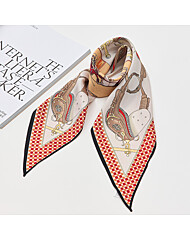 마차 배색 마름모 스카프_M2508AC026C