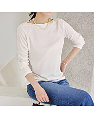 보트넥 보들보들 티셔츠_M2509TS098C