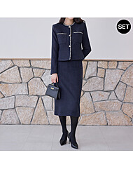 [55-77]코코 라이닝 모직 자켓+스커트 셋업_M2511SE070D