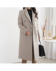 루즈핏 더블버튼 누빔 롱 코트_M2411CT014D