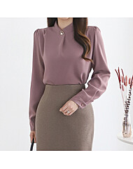 반하이 골드링 포인트 블라우스_M2411BL220D