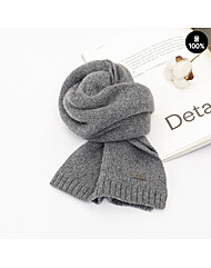 울100% 니트 머플러_M2412AC064D