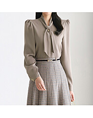 모리 타이 블라우스_M2412BL230D