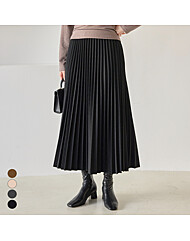 도톰 플리츠 밴딩 스커트_M2512SK090D