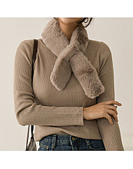 크로스 페이크퍼 머플러_M2512AC037D