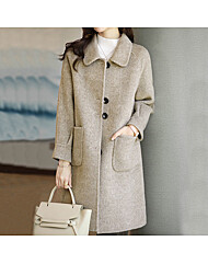 데일리 플랫카라 헤링본 코트_M2512CT608D