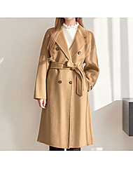 베이직 핸드메이드 벨티드 울 코트_M2410CT011D