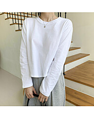 20수 라운드 세미크롭 티셔츠_O2510TS184C