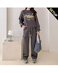 [SET]기모 맨투맨카고팬츠 세트_O2511SE090D