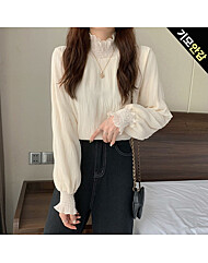 셔링 기모안감 블라우스_O2511BL603D