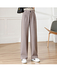 모직터치 투버튼 기모 와이드 슬랙스_O2511PT602D