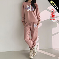 [SET]기모 M영문 조거 트레이닝 2종세트_O2412SE172D