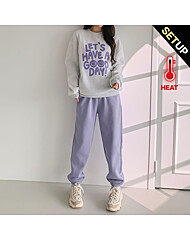 [SET]기모 굿데이 조거 트레이닝 2종세트_O2412SE173D