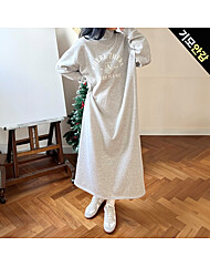 레터링 폴라 기모원피스_O2512OP059D