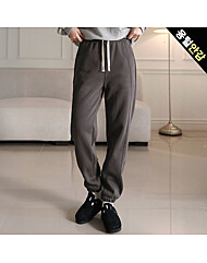 융털 핀턱 밴딩 조거팬츠_O2512PT119D