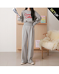 [SET]코코넛 자수 기모맨투맨 2종세트_O2512SE099D