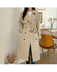 클래식 롱 트렌치 코트_O2602CT002A