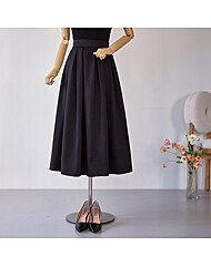 뒷밴딩 주름스커트_T2503SK008A