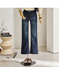 [55~77]허리텐션 워싱 슬림 부츠컷 데님팬츠_T2508DP032C