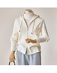 포켓 스티치 후드 집업 가디건_T2511CD068D