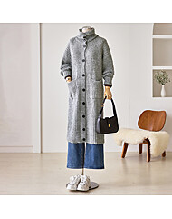 하이 단추 롱 니트가디건_T2511CD069D