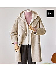 후드지퍼조끼 핸드메이드 코트_T2511CT005D