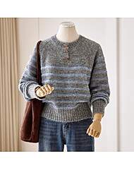 토글단추 스트라이프 니트_T2511KN157D