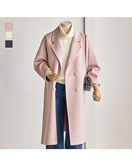 베이직 더블 핸드메이드 코트_T2511CT007D