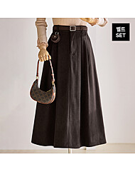 코듀로이 벨트 스커트_T2511SK071D